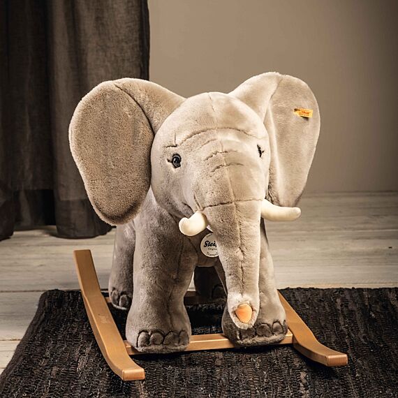 Schommeldier Olifant | Rocking Animal Trampili Elephant Light Grey | 70 Cm