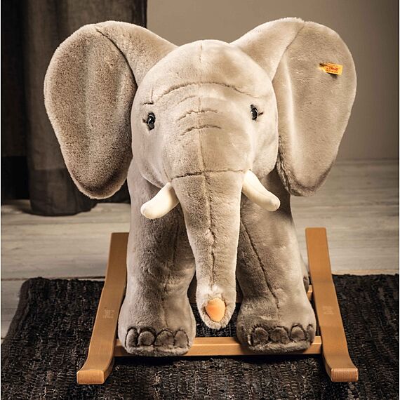 Schommeldier Olifant | Rocking Animal Trampili Elephant Light Grey | 70 Cm