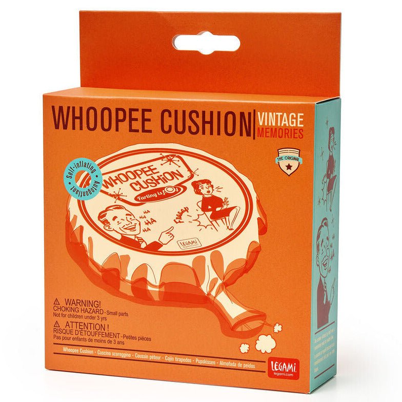 Scheetkussen Whoopee Cushion Vintage Memories - Kleine cadeautjes Legami - In den Olifant