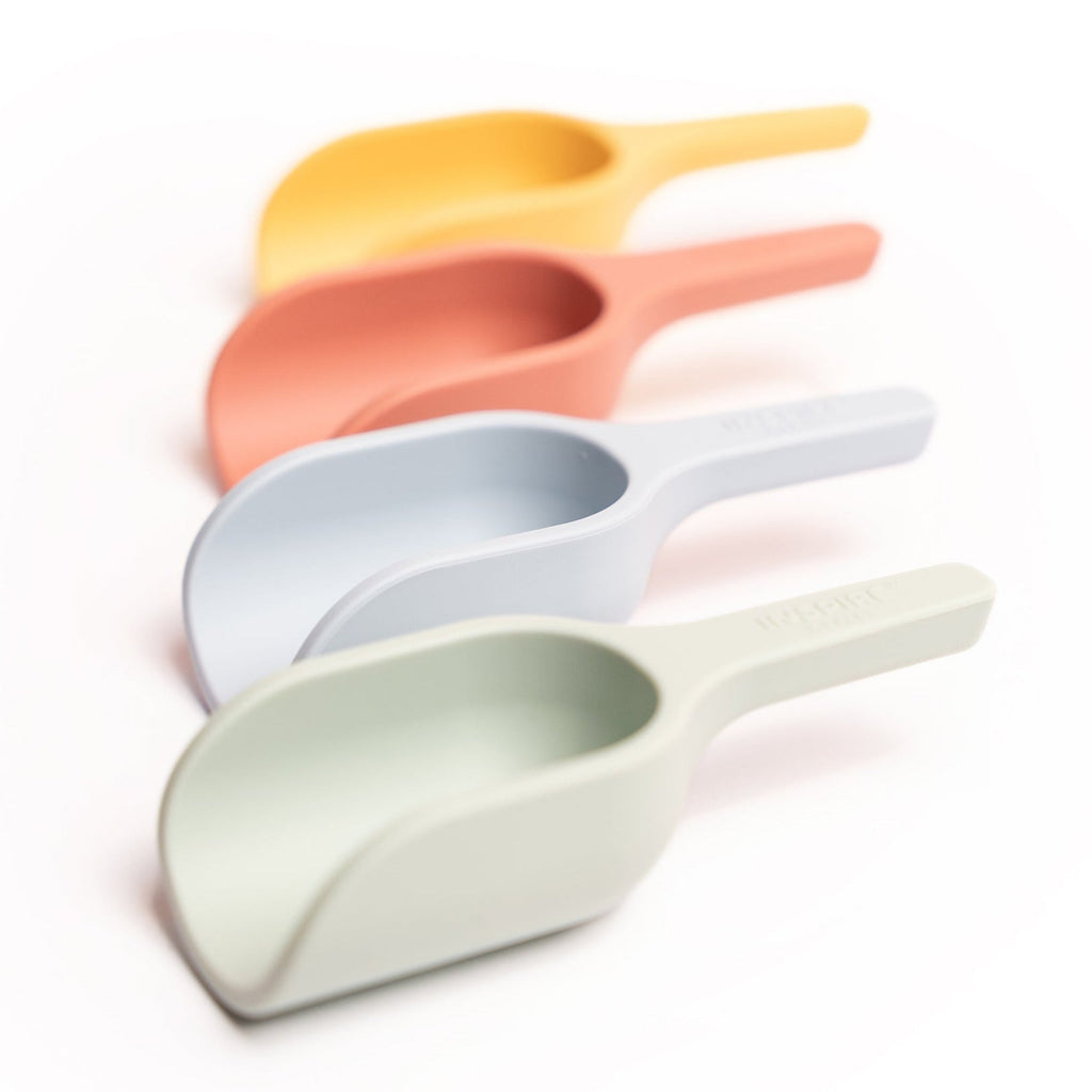 Schepjes Pastel Mini Scoops - set van 4 - Sensorisch speelgoed Inspire My Play - In den Olifant