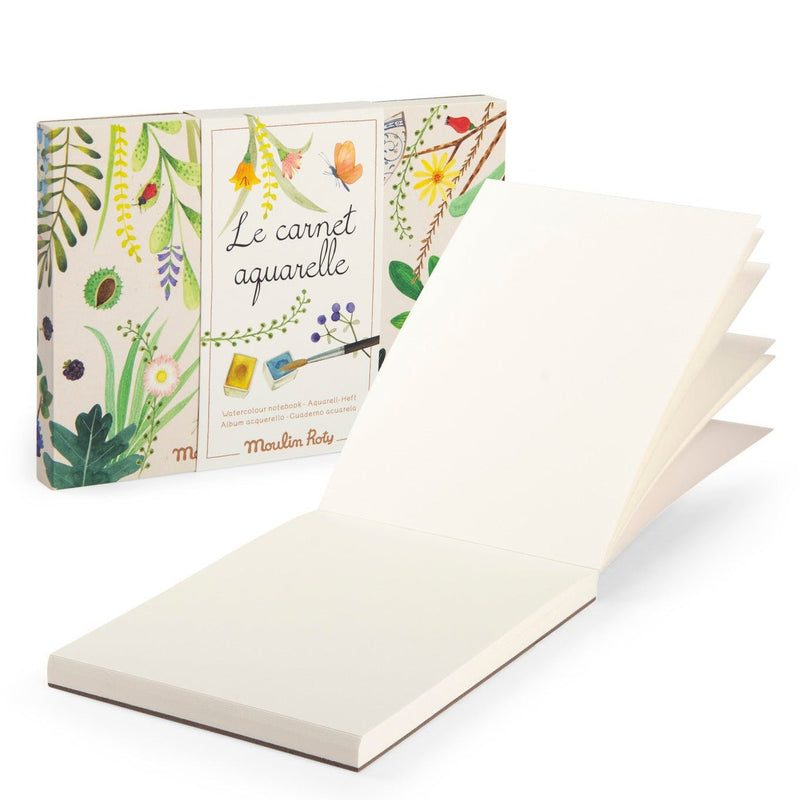 Schetsboek voor aquarel - Le Jardin du Moulin - Schilderen Moulin Roty - In den Olifant