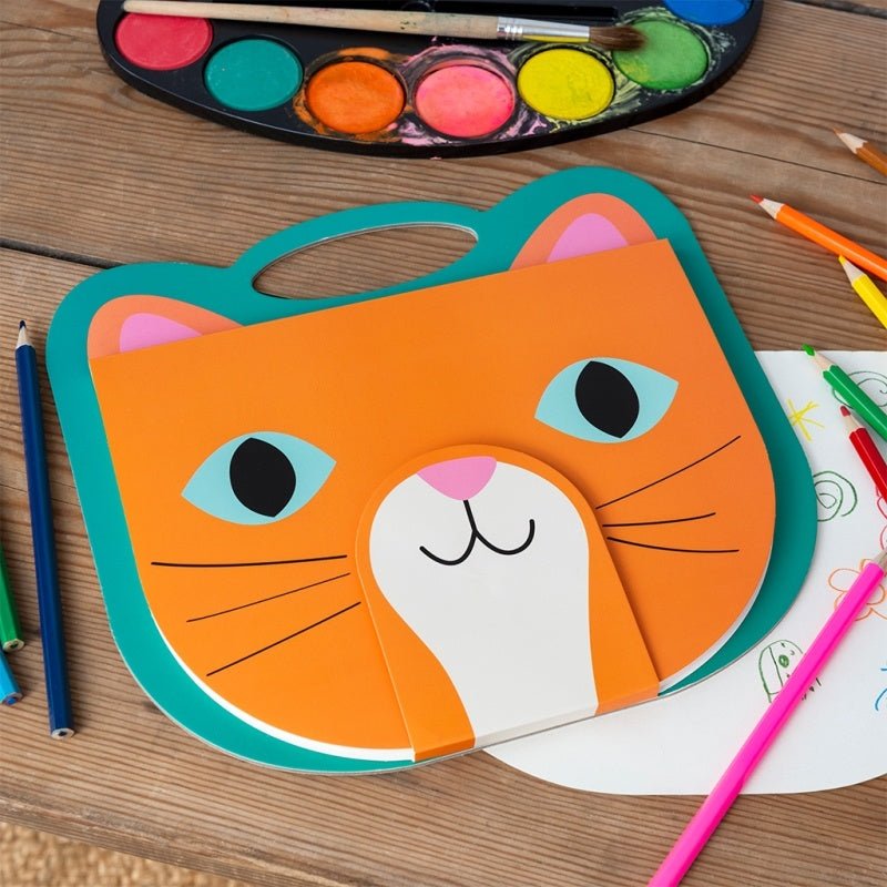 Schetsboekje Children's take-along sketchbook Cat - Knutselmateriaal REX London - In den Olifant