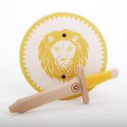 Schild En Zwaard Leopold | Gele Mini Set - Wapens en helmen Vah - In den Olifant