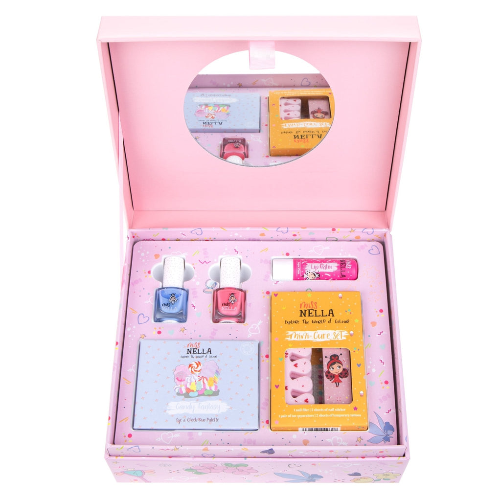 Schmink Cadeauset - Fairy Case Blue - Kinderschmink en tattoos Miss Nella - In den Olifant