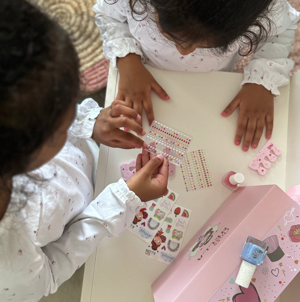 Schmink Cadeauset - Fairy Case Blue - Kinderschmink en tattoos Miss Nella - In den Olifant