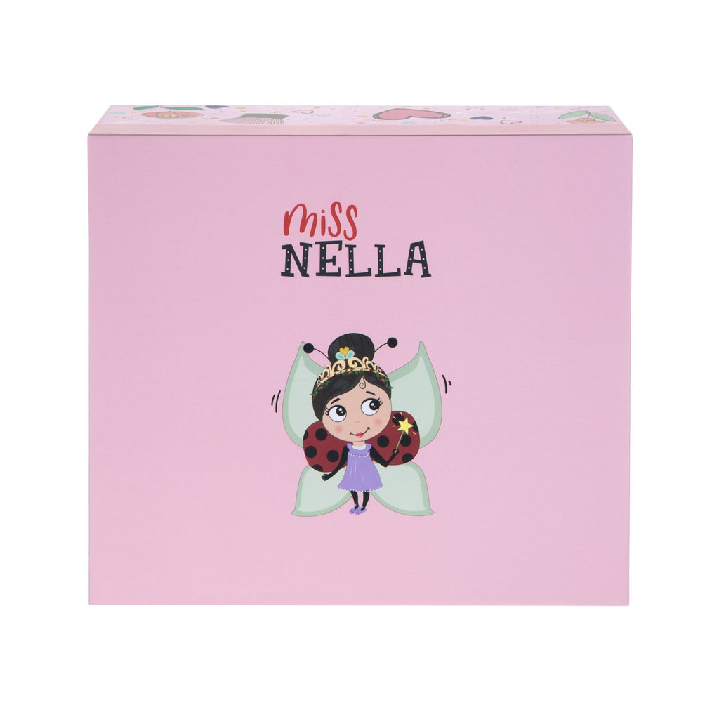 Schminkset Cadeauset - Fairy Case Pink - Kinderschmink en tattoos Miss Nella - In den Olifant