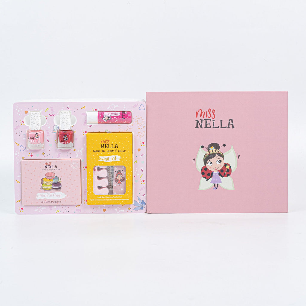 Schminkset Cadeauset - Fairy Case Pink - Kinderschmink en tattoos Miss Nella - In den Olifant