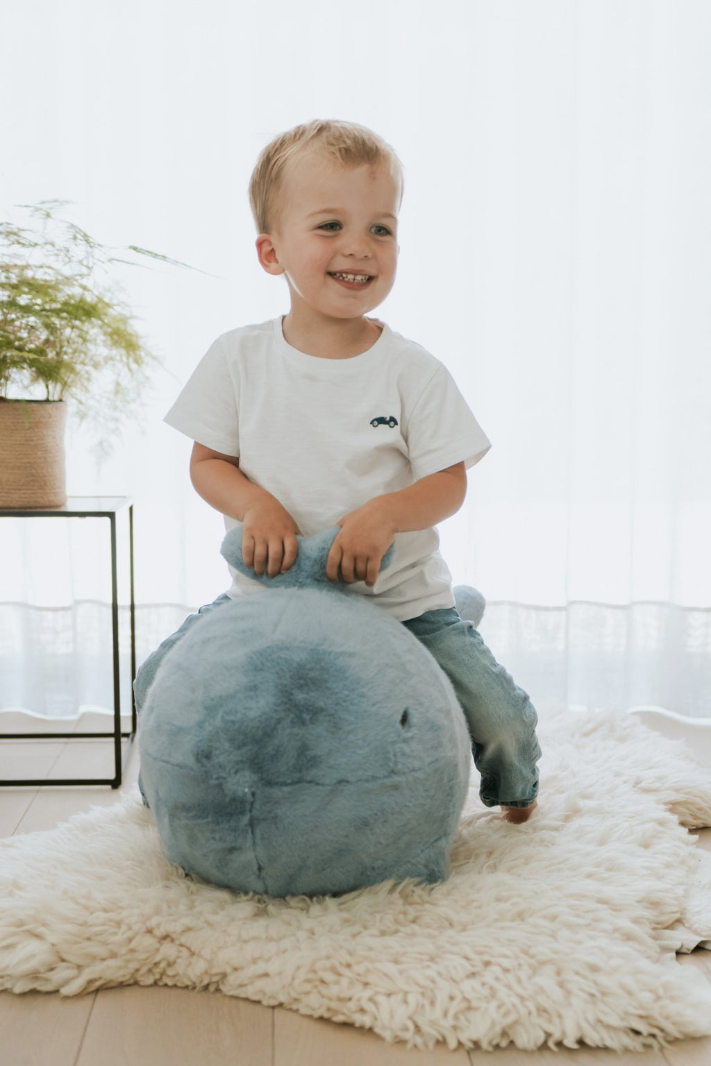 Schommeldier Soft rocker Walvis - Balansspeelgoed Wild & Soft - In den Olifant
