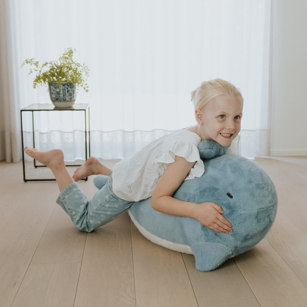 Schommeldier Soft rocker Walvis - Balansspeelgoed Wild & Soft - In den Olifant