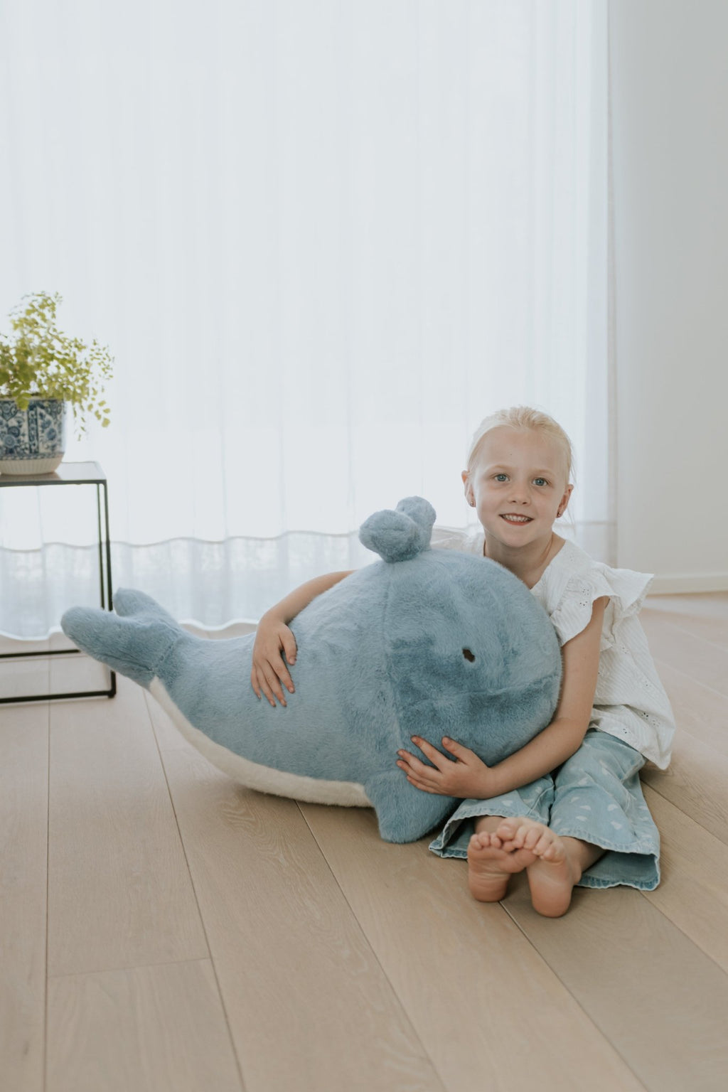 Schommeldier Soft rocker Walvis - Balansspeelgoed Wild & Soft - In den Olifant