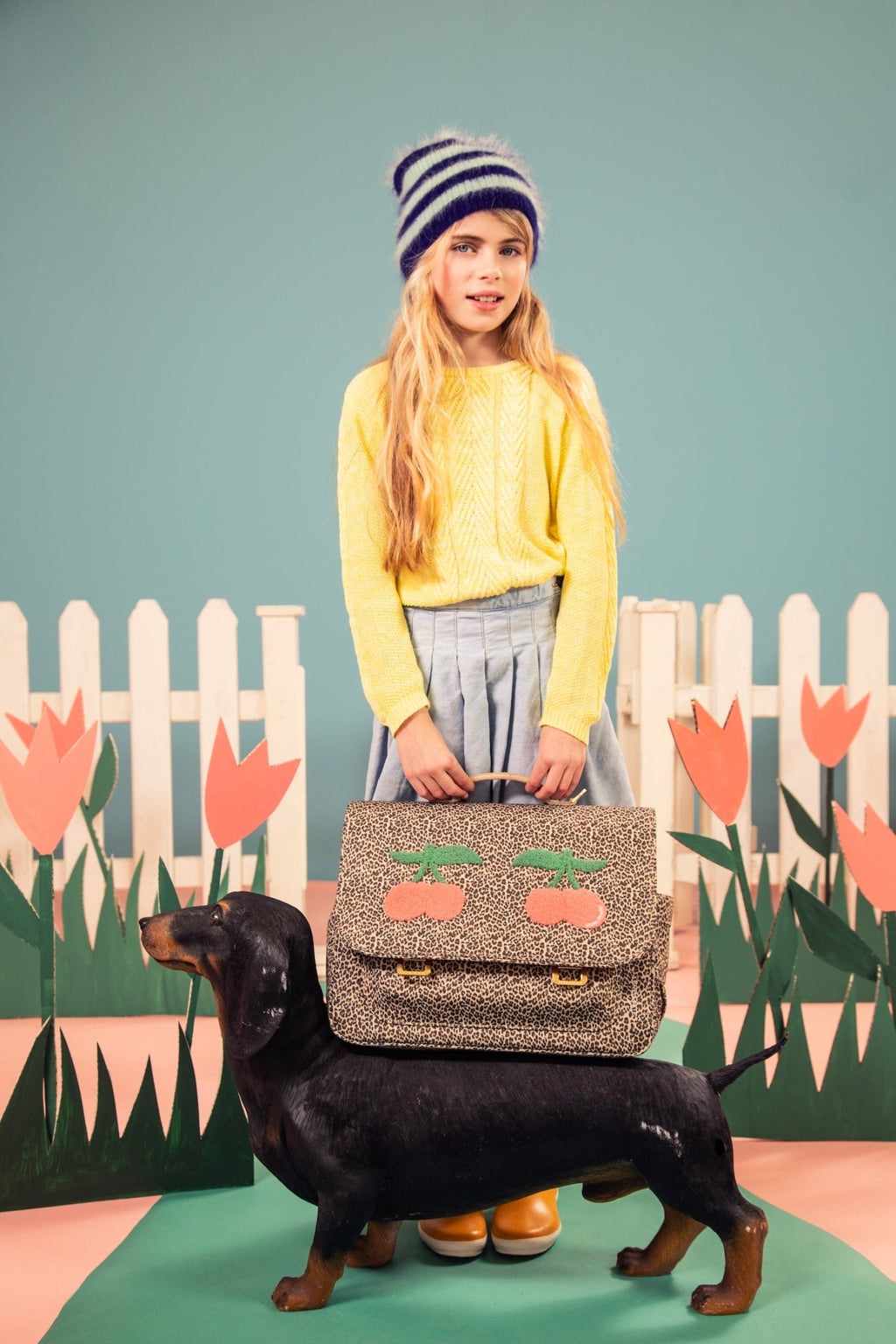 Schooltas It Bag Midi - Leopard Cherry - Schooltassen Jeune Premier - In den Olifant