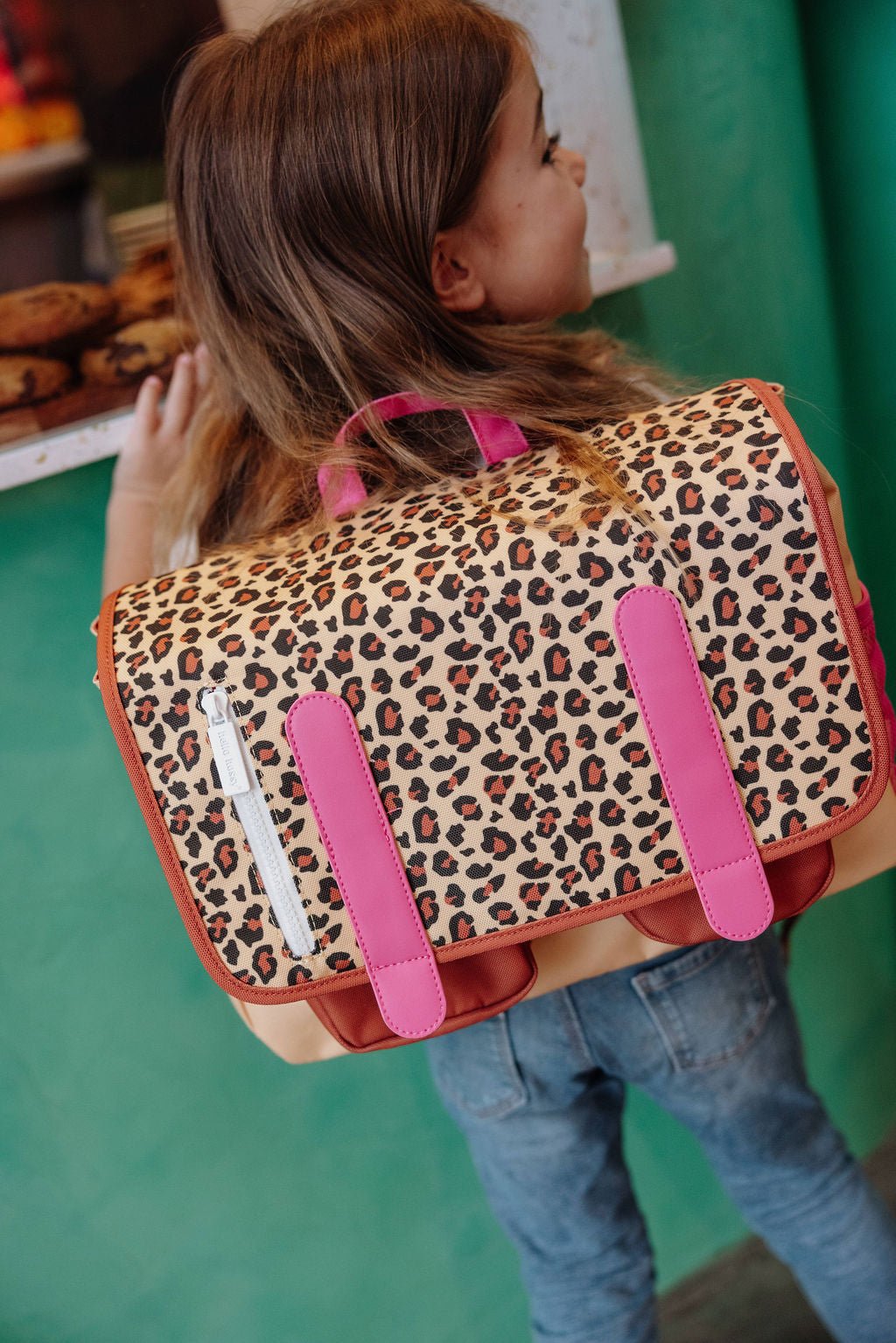 Schooltas Léopard 7 - 2 tot 5 jaar - Schooltassen Hello Hossy - In den Olifant