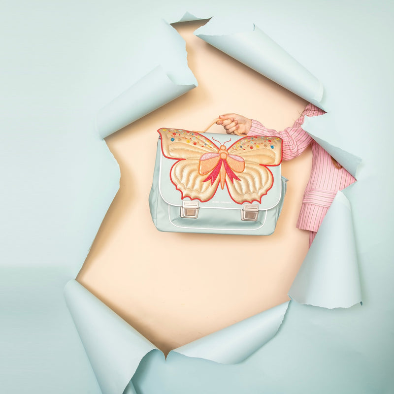 Schooltas Limited Classic Midi - Butterfly Gold - Schooltassen Jeune Premier - In den Olifant