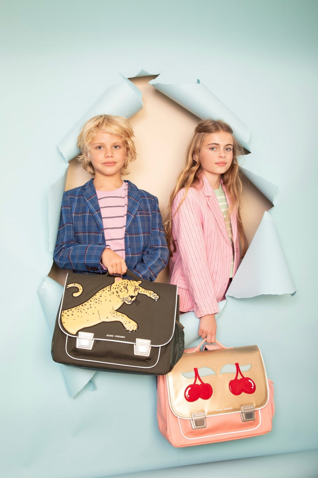 Schooltas Limited Classic Midi - Cheetah - Schooltassen Jeune Premier - In den Olifant