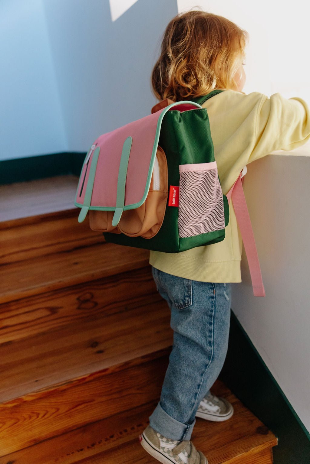Schooltas Mini Bubblegum - 2 tot 5 jaar - Schooltassen Hello Hossy - In den Olifant
