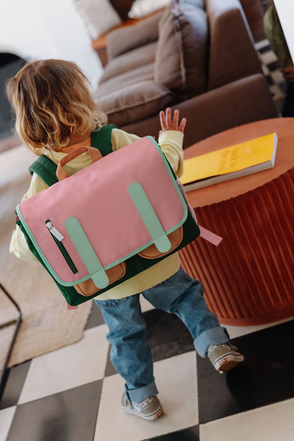 Schooltas Mini Bubblegum - 2 tot 5 jaar - Schooltassen Hello Hossy - In den Olifant