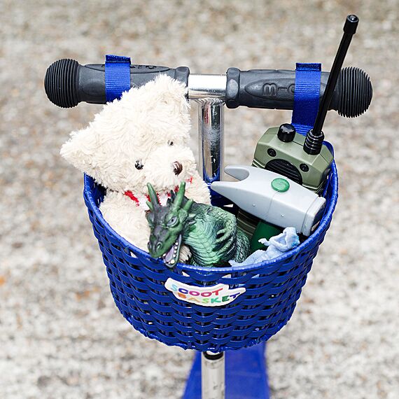 Micro Accessoire - Scoot 'n Pull Stepmandje Blauw