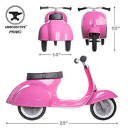 Scooters Primo Classic/Roze - Loopfietsen Ambosstoys - In den Olifant