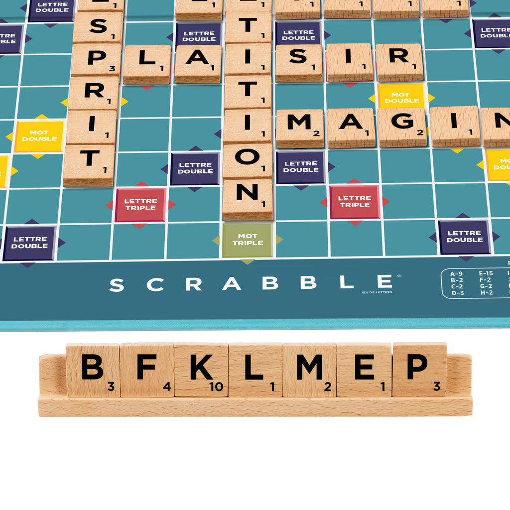 Scrabble met houten letters - 2 spellen in 1