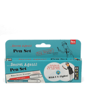 Secret Agent invisible ink spy pens - set van 2 - Schrijfwaren REX London - In den Olifant