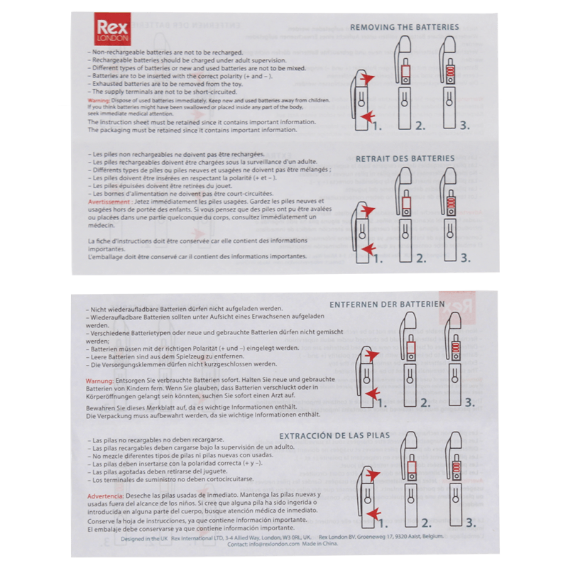 Secret Agent invisible ink spy pens - set van 2 - Schrijfwaren REX London - In den Olifant