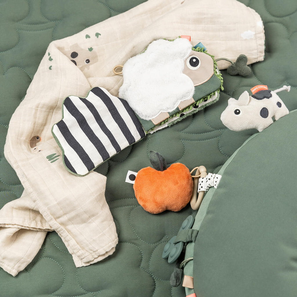 Sensorisch babyboekje - Tiny farm Colour mix - Babyboekjes Done by Deer - In den Olifant