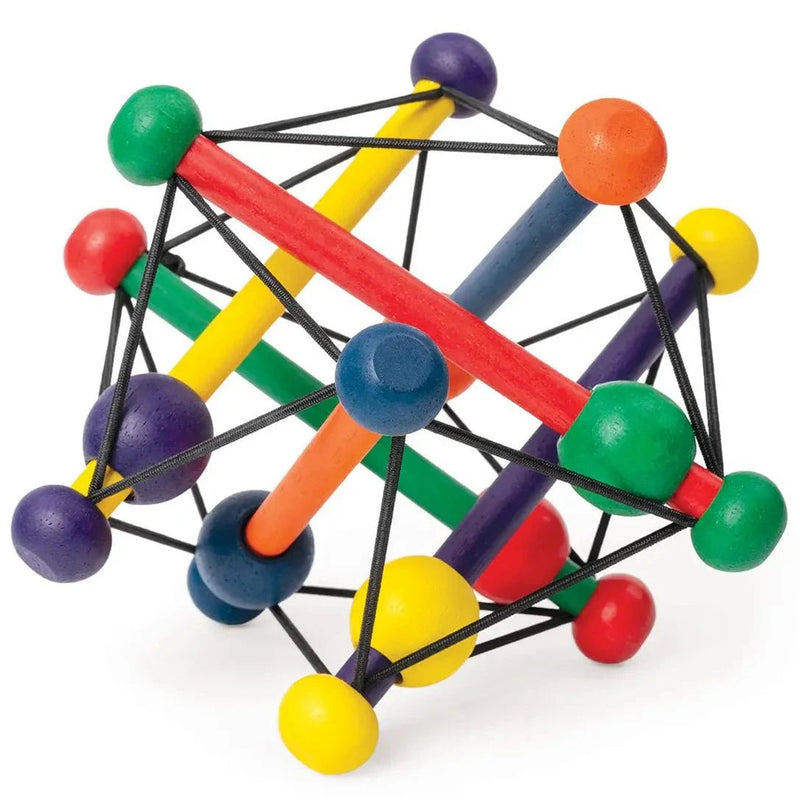 Sensorisch babyspeeltje - Skwish Classic - Activiteitenspeelgoed Manhattan Toy - In den Olifant