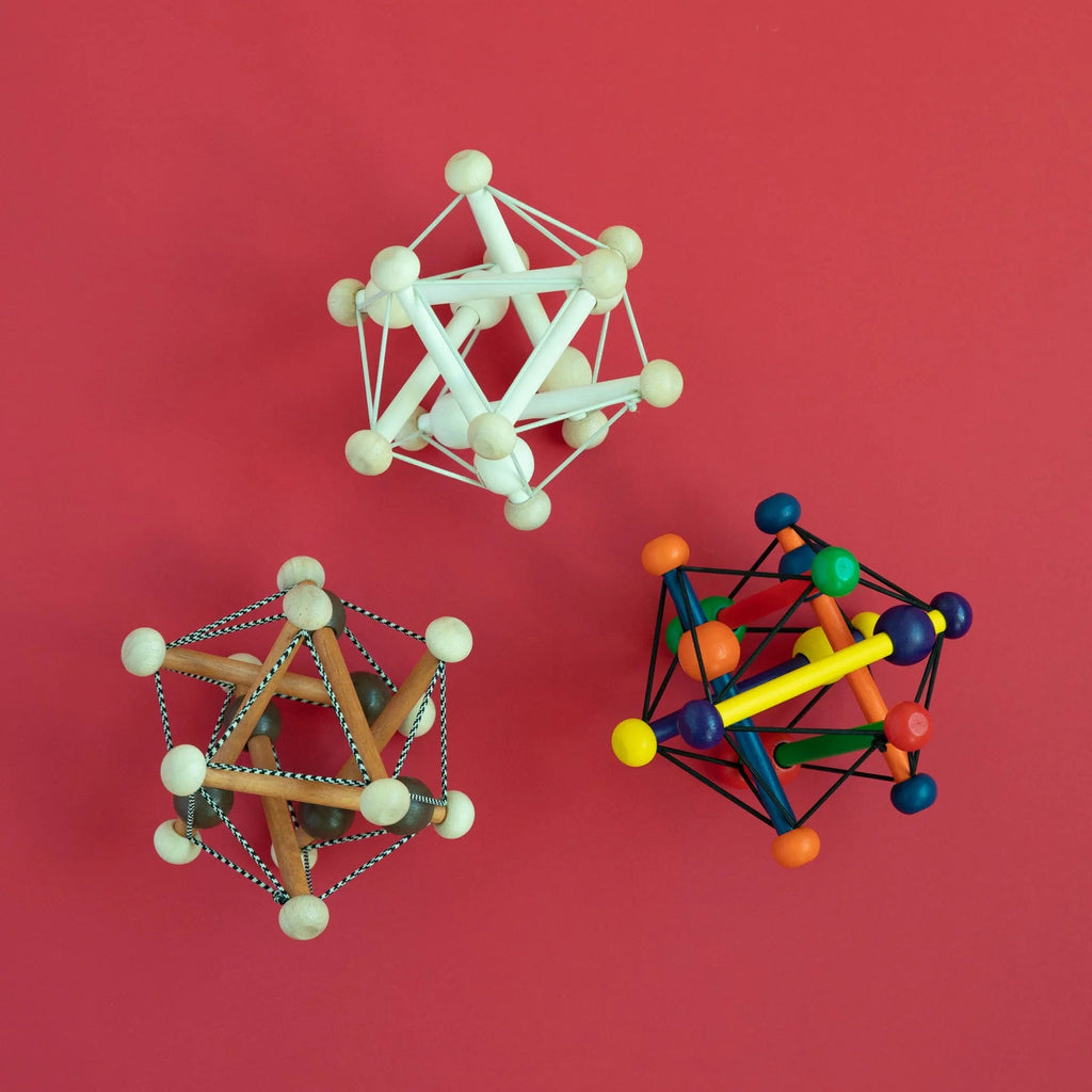 Sensorisch babyspeeltje - Skwish Classic - Activiteitenspeelgoed Manhattan Toy - In den Olifant