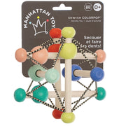 Sensorisch babyspeeltje - Skwish Colorpop - Activiteitenspeelgoed Manhattan Toy - In den Olifant