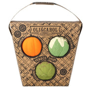 Sensorische babyballetjes Veggie Soup - set van 3 - Activiteitenspeelgoed Oli&Carol - In den Olifant