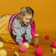 Sensorische Petit Boum fles - Move Bottle Spiral Pink - Sensorisch speelgoed Petit Boum - In den Olifant