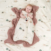 Sensorische rammelaar met bijtring - Dotti Sand - Rammelaars Done by Deer - In den Olifant