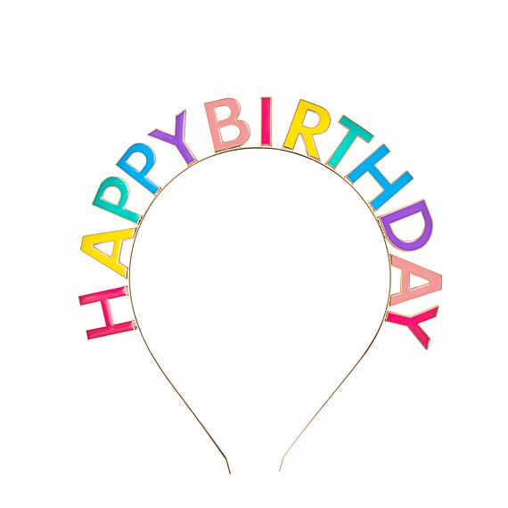 Diadeem Happy Birthday Multi Headband