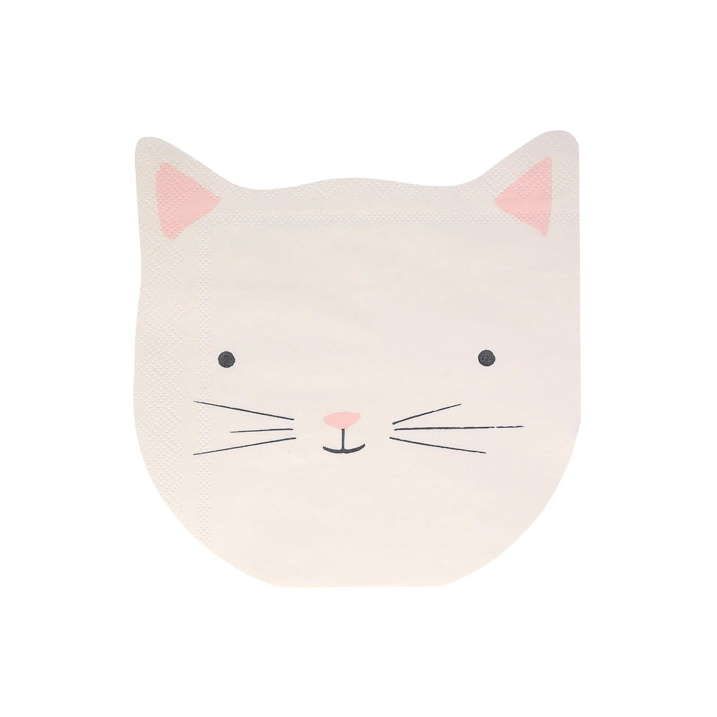 Servetten Cat Napkins - set van 16 - Servetten Meri Meri - In den Olifant