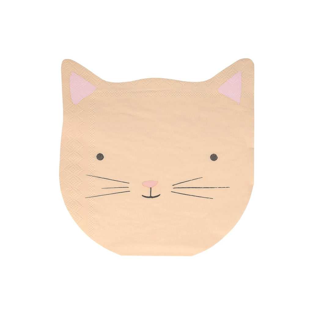 Servetten Cat Napkins - set van 16 - Servetten Meri Meri - In den Olifant