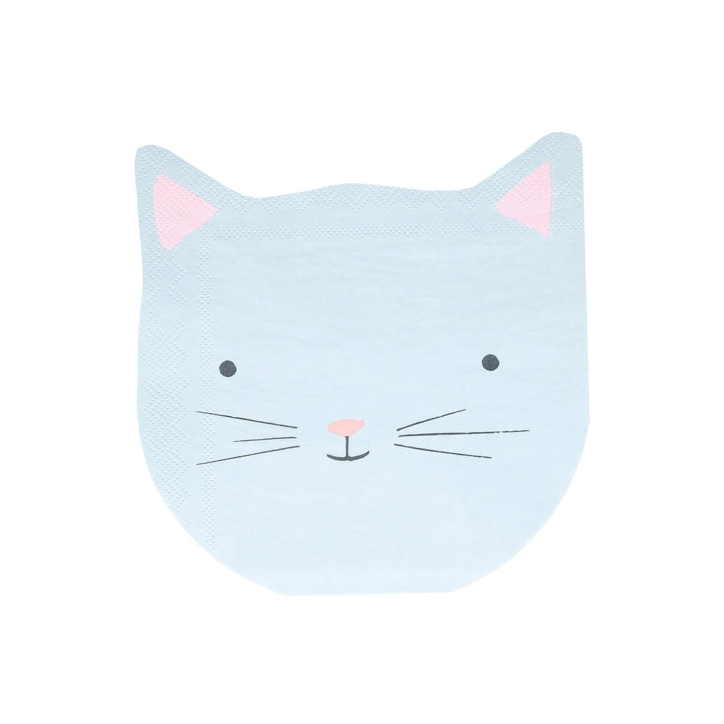 Servetten Cat Napkins - set van 16 - Servetten Meri Meri - In den Olifant