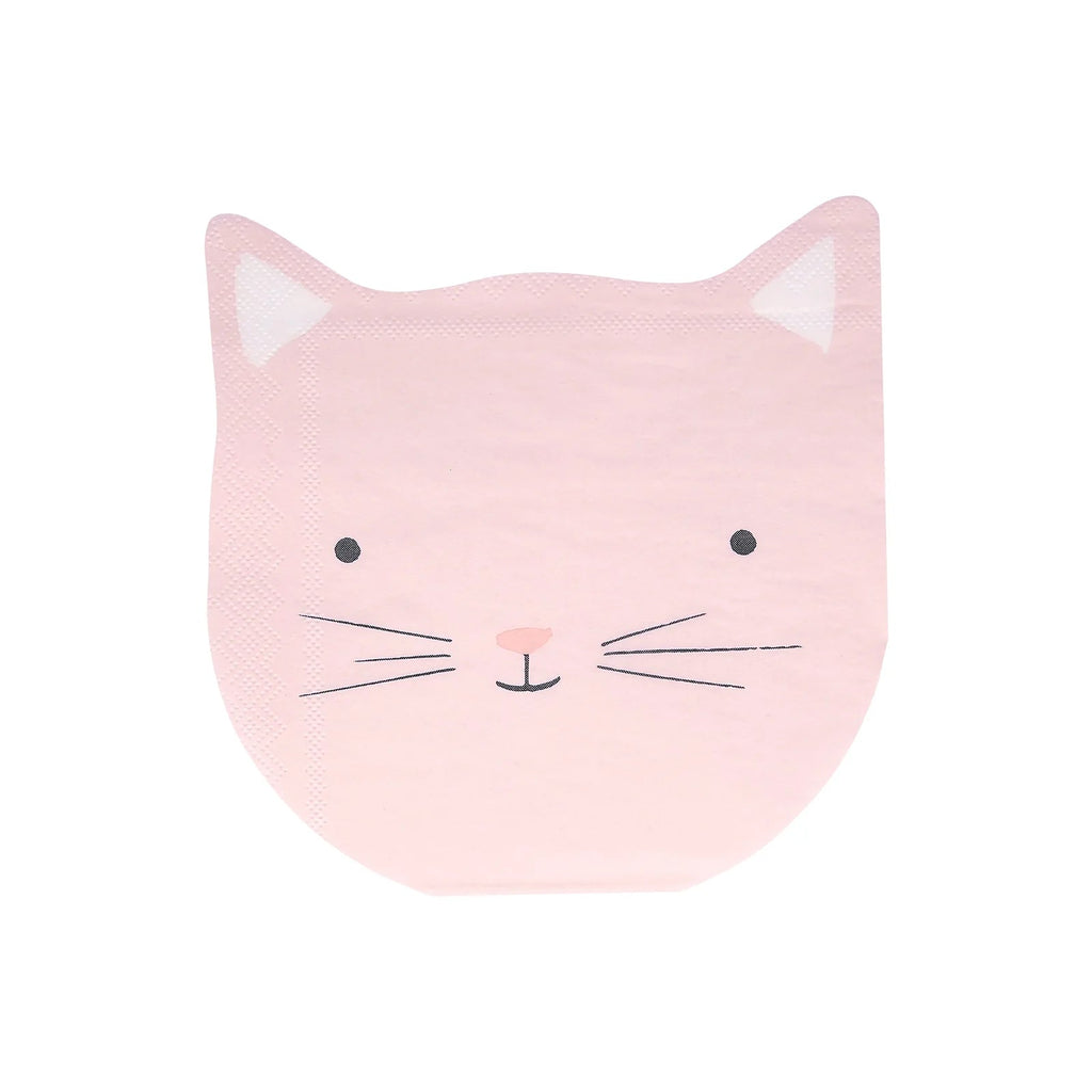 Servetten Cat Napkins - set van 16 - Servetten Meri Meri - In den Olifant