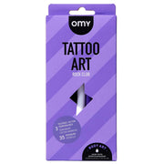 Set van 3 tattoopennen Tattoo Art Rock Club - Kinderschmink en tattoos Omy - In den Olifant