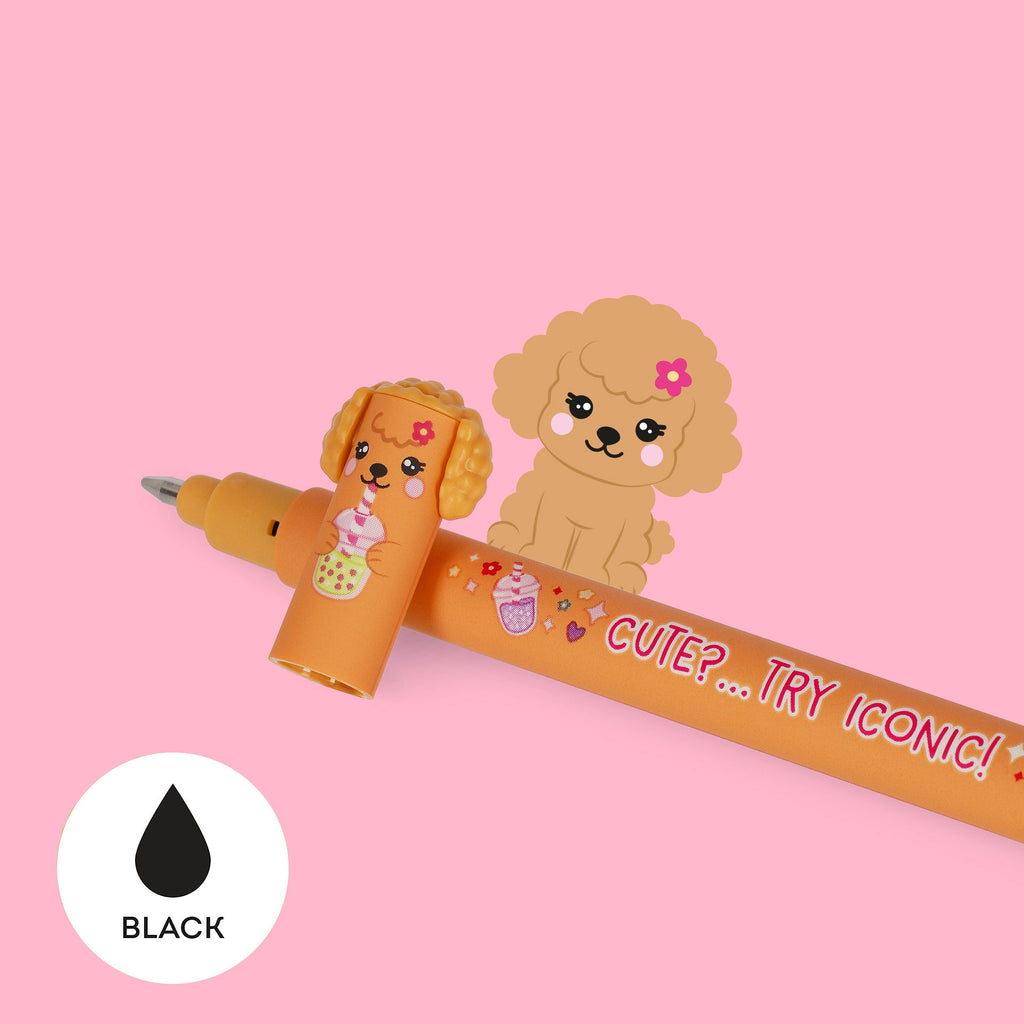 Set van 3 uitwisbare pennen Erasable Gel Pens - Fur - ever Friends - Schrijfwaren Legami - In den Olifant