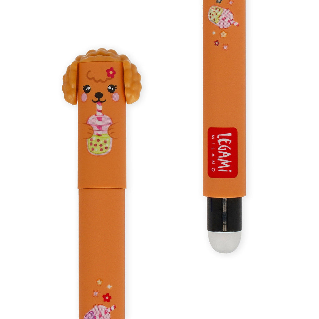 Set van 3 uitwisbare pennen Erasable Gel Pens - Fur - ever Friends - Schrijfwaren Legami - In den Olifant