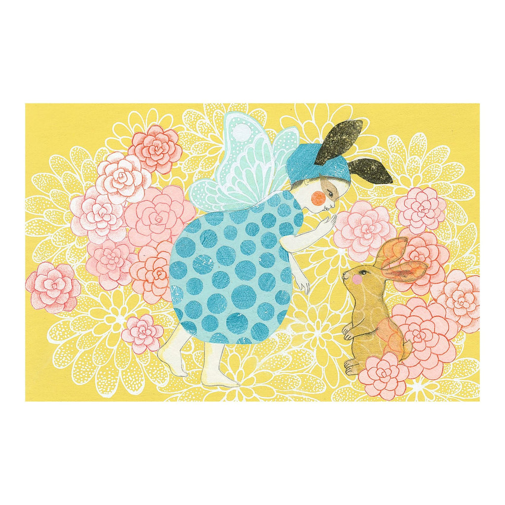 Set van 8 feestuitnodigingen - Feeën voor één dag - Feestkaarten Djeco - In den Olifant