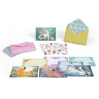 Set van 8 feestuitnodigingen - Wonderlijke wezens - Feestkaarten Djeco - In den Olifant