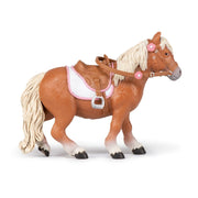 Shetland pony met zadel - Speelfiguren Papo - In den Olifant