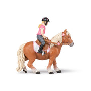 Shetland pony met zadel - Speelfiguren Papo - In den Olifant
