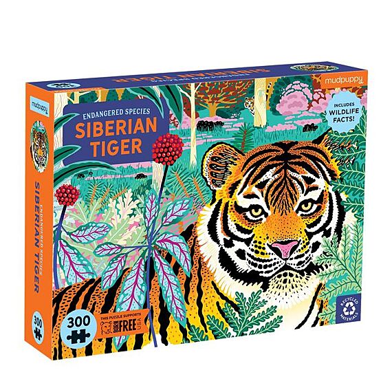 Endangered Species Puzzle/Siberian Tiger (12) 300 Stukken