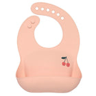 Silicone Bib Happy Fruits Cherry - Slabben Lässig - In den Olifant