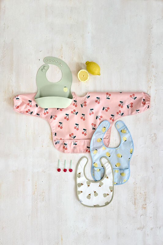 Silicone Bib Happy Fruits Lemon - Slabben Lässig - In den Olifant