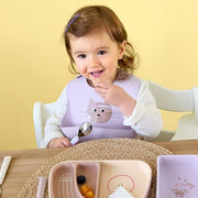 Silicone Bib Tiny Team Cat - Slabben Lässig - In den Olifant