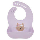 Silicone Bib Tiny Team Cat - Slabben Lässig - In den Olifant