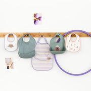 Silicone Bib Tiny Team Dog - Slabben Lässig - In den Olifant